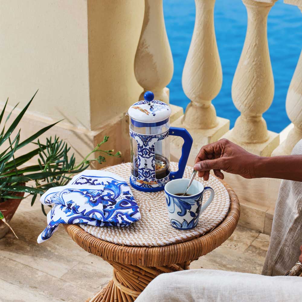 Coffee Press Bialetti Dolce&Gabbana Blu Mediterraneo