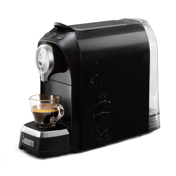 Super Bialetti Nera - Macchina del Caffè a Capsule