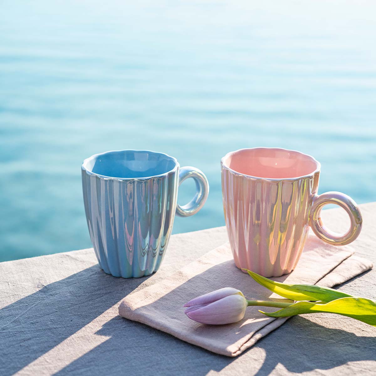 Set 2 mug perlate