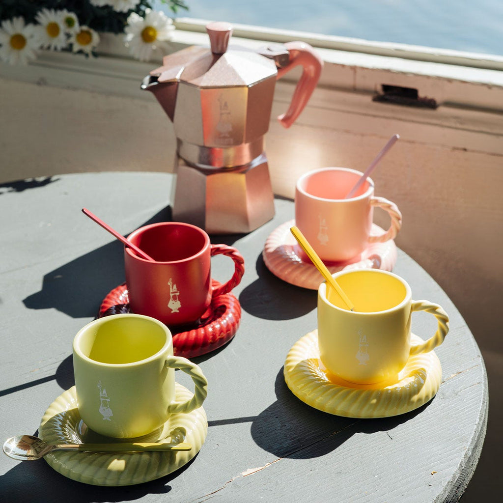 Set 4 tazzine tramonto
