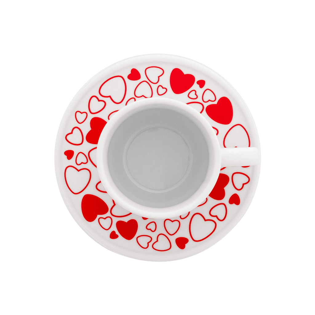 Set 2 tazzine moka - Cuore