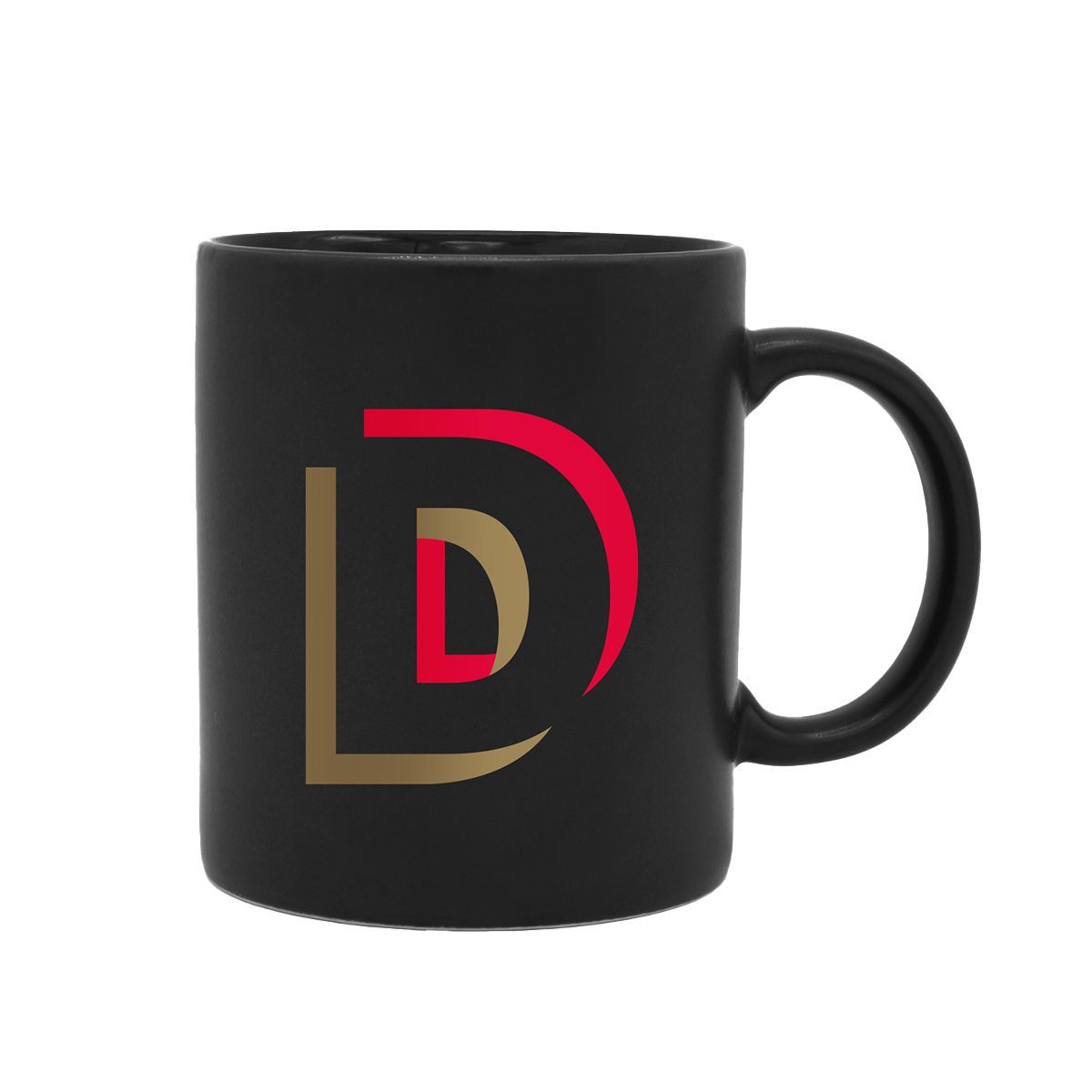Mug monogram con lettera D