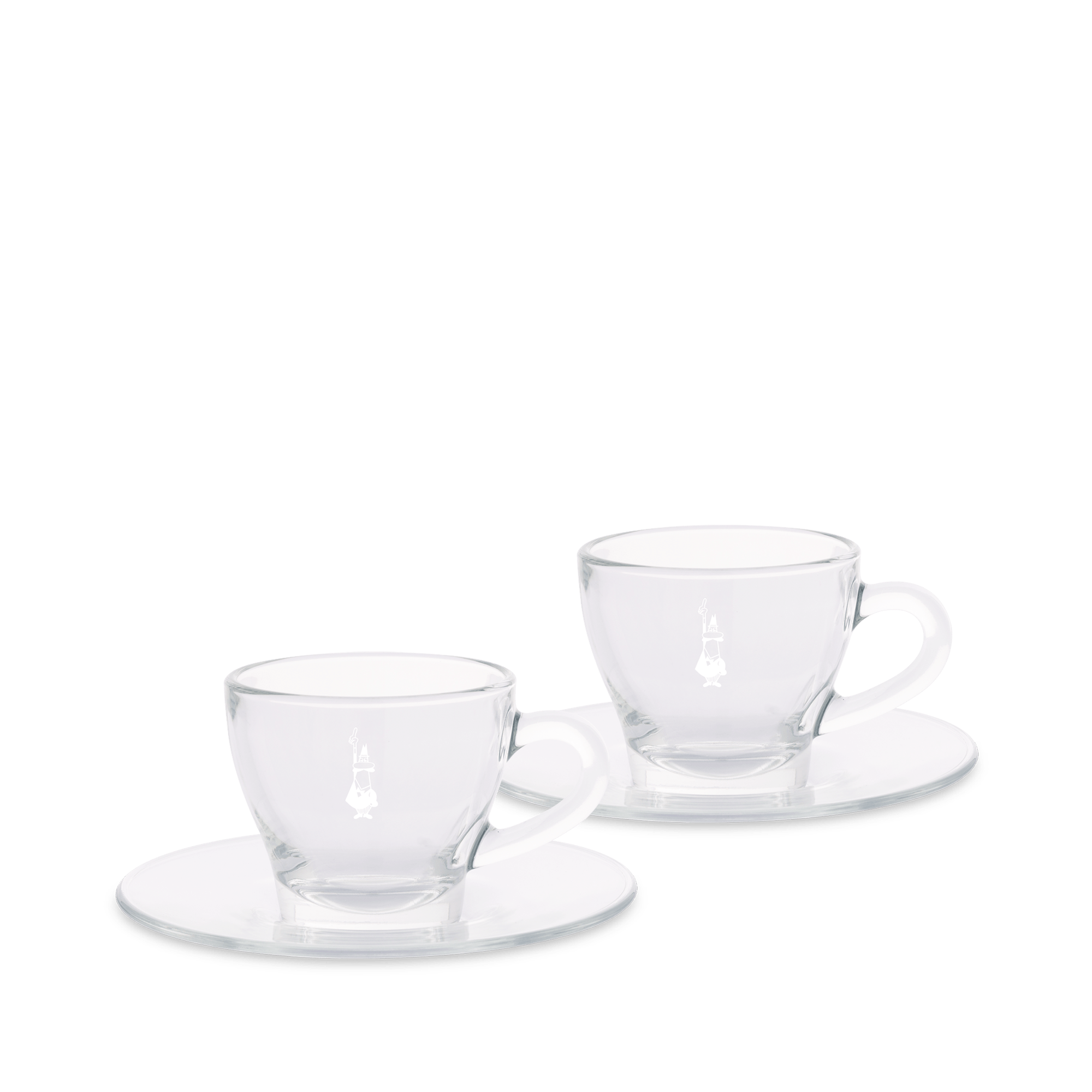 Set 2 tazzine espresso vetro