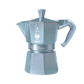 Moka Express 3 tazze azzurro onda