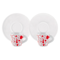 Set 2 tazzine espresso - Cuore