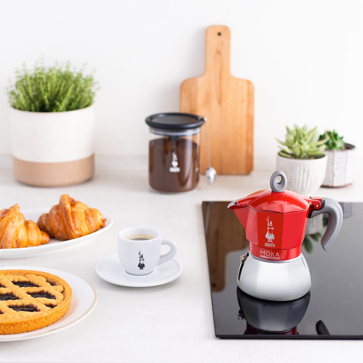Moka Induction Rossa