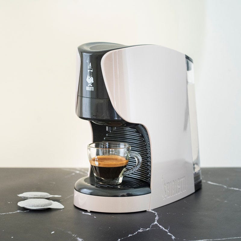 Kit Macchina Espresso - Dama Grey con 1 box di cialde ESE a scelta
