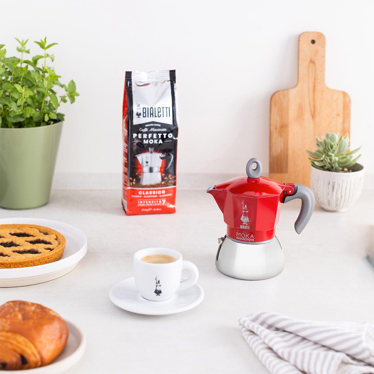Moka Induction Rossa