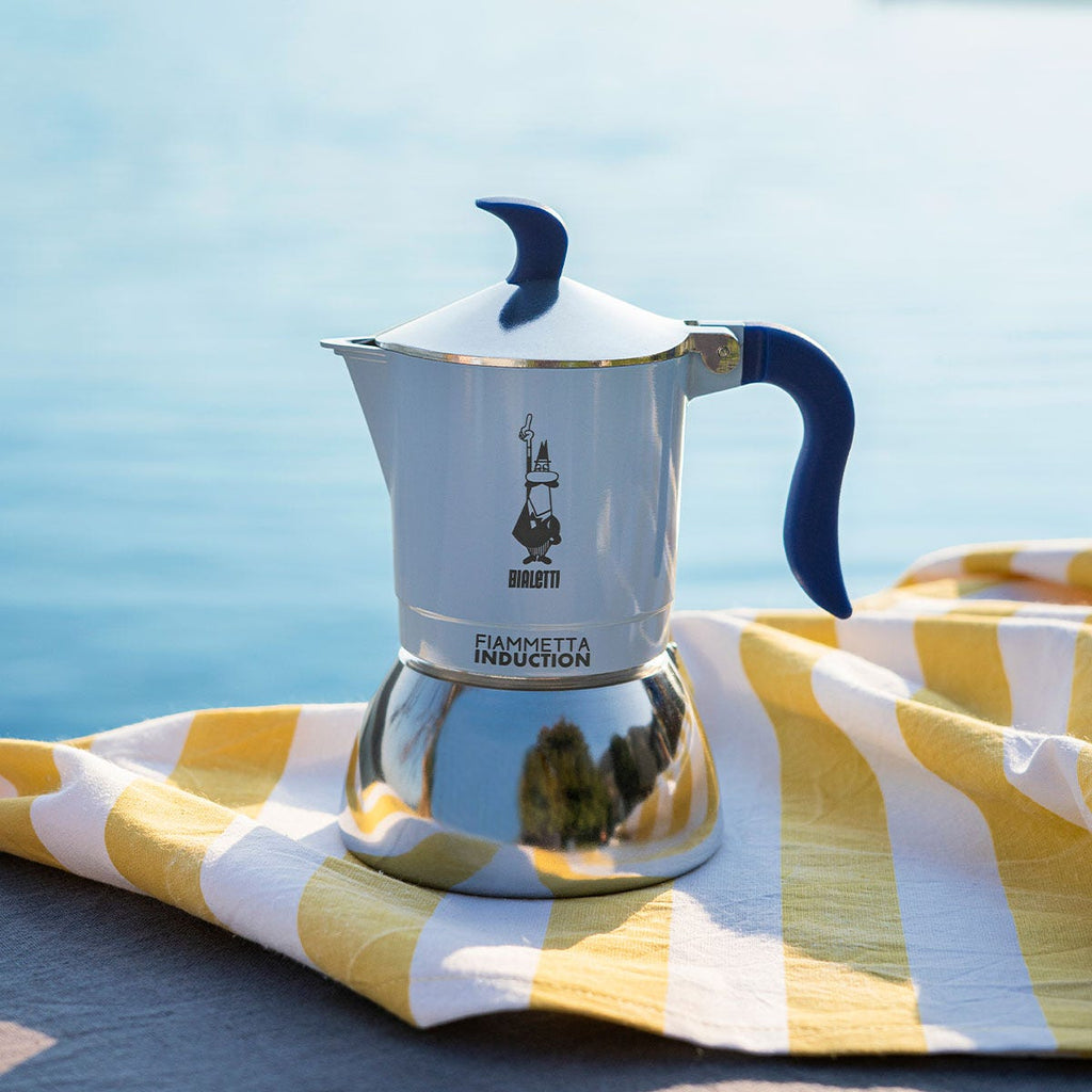 Fiammetta Induction 2 tazze azzurro onda