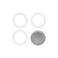 1 guarnizione in silicone e 1 piastrina acciaio per 6 tazze