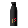 Bottiglia monogram con lettera F