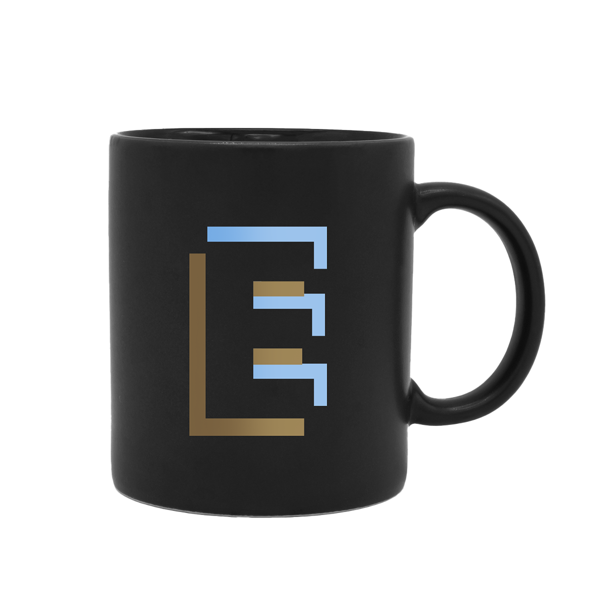 Mug monogram con lettera E