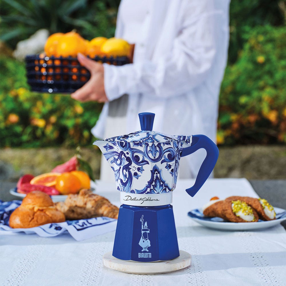Moka Express Bialetti Dolce&Gabbana Blu Mediterraneo